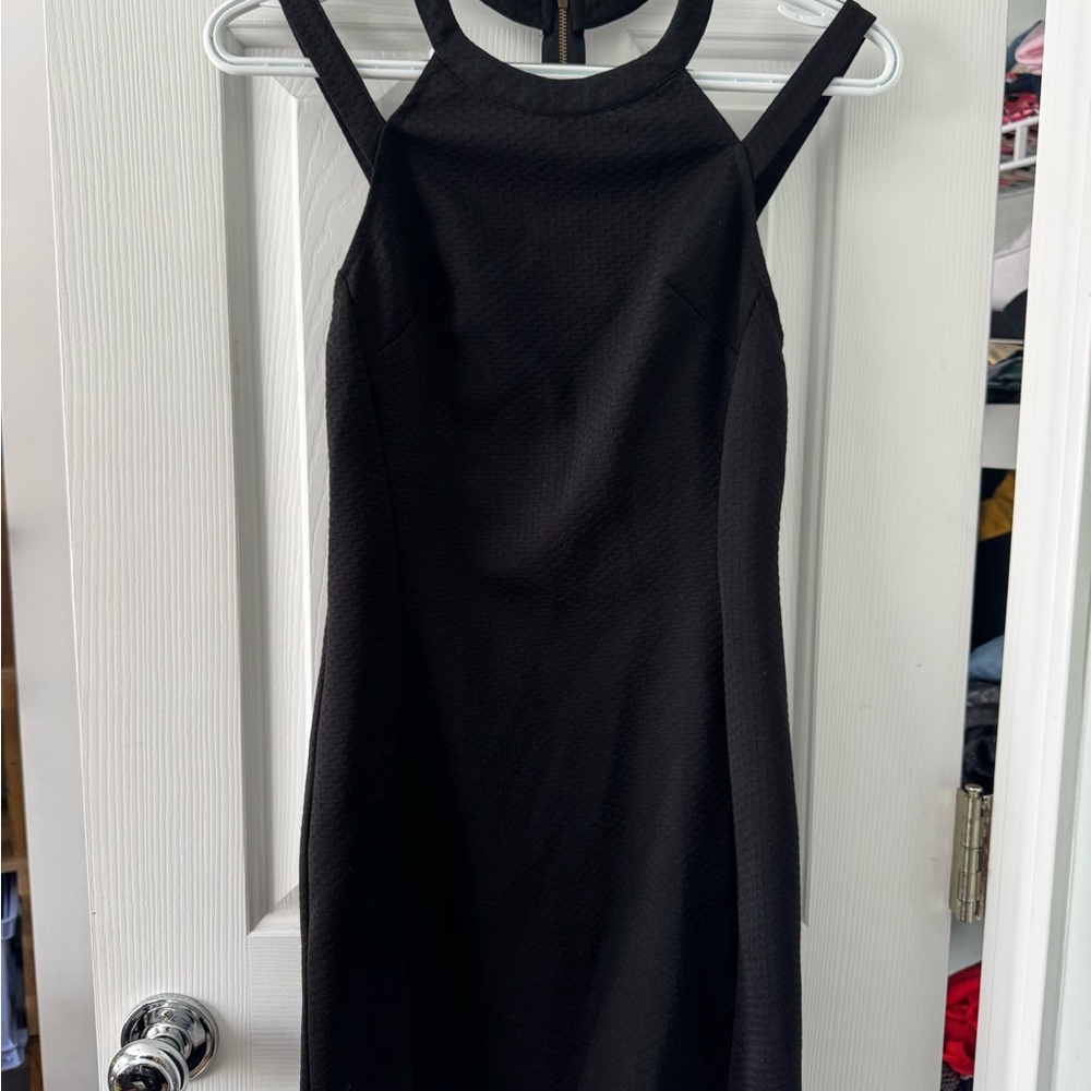 Lush Black Strapless Dress